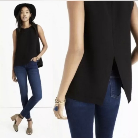 Madewell Daynight Split Back top - Picture 1 of 5